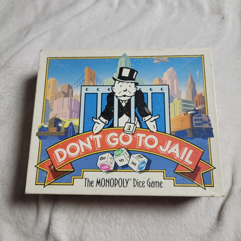 Don't Go to Jail The Monopoly Dice Game 1991